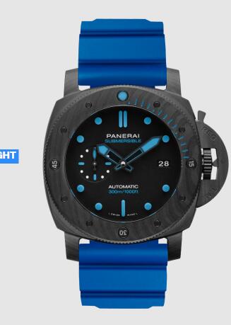 Panerai Submersible Carbotech 47mm Replica Watch PAM01616